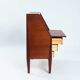 Kai Kristiansen model 63 desk teak secretaire with vanity mirror, 1960s