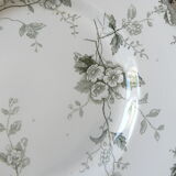 Lot of 6 plates flat "land of iron" model "rosette" st amand