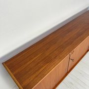 1960s Vintage Large Minimalistic Mid-Century Teak Sideboard