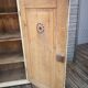 Vintage wooden pantry, old kitchen furniture