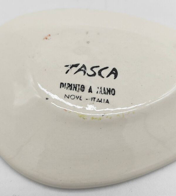 Paire de coupelle aux oiseaux d'Alessio Tasca céramiste italien