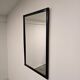 Vintage 1970s Wall Mirror with Black Wooden Frame
