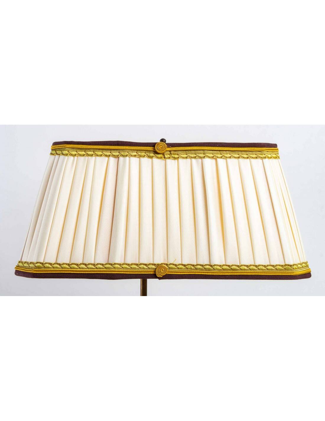 Table lamp, bronze with brown patina, 19th century