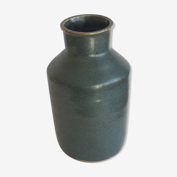 Vase de potier bleu