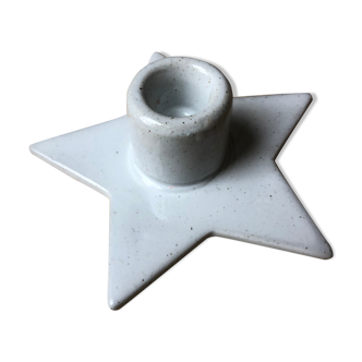 Ceramic star candle holder