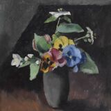 Maurice Asselin (1882-1947) A Bouquet of Flowers in a Vase, 1942, Oil on Canvas