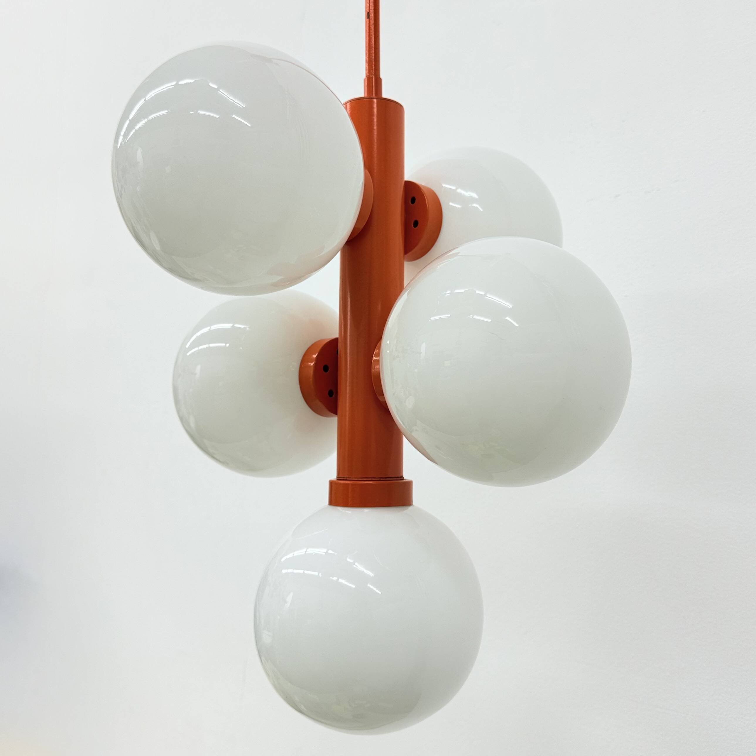 Mid-century atomic sputnik pendant lamp , 1970s