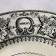 6 assiettes à dessert anciennes Vieillard et Johnston Bordeaux XIXème siècle Médoc et ses châteaux