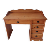 bureau en pin 1/2 ministre