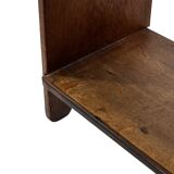 Art Deco Oak compact bookcase minimalist design