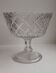 Old cut in pressed molded glass of the Verrerie de Scailmont signed
