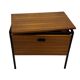 Meuble TV vintage petit format, placage teck, années 1960