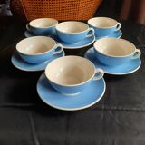 6 cups and under cups Villeroy and Boch from Mettlach