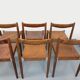 Set of 8 stackable chairs from the Czech manufacturer Bukoza