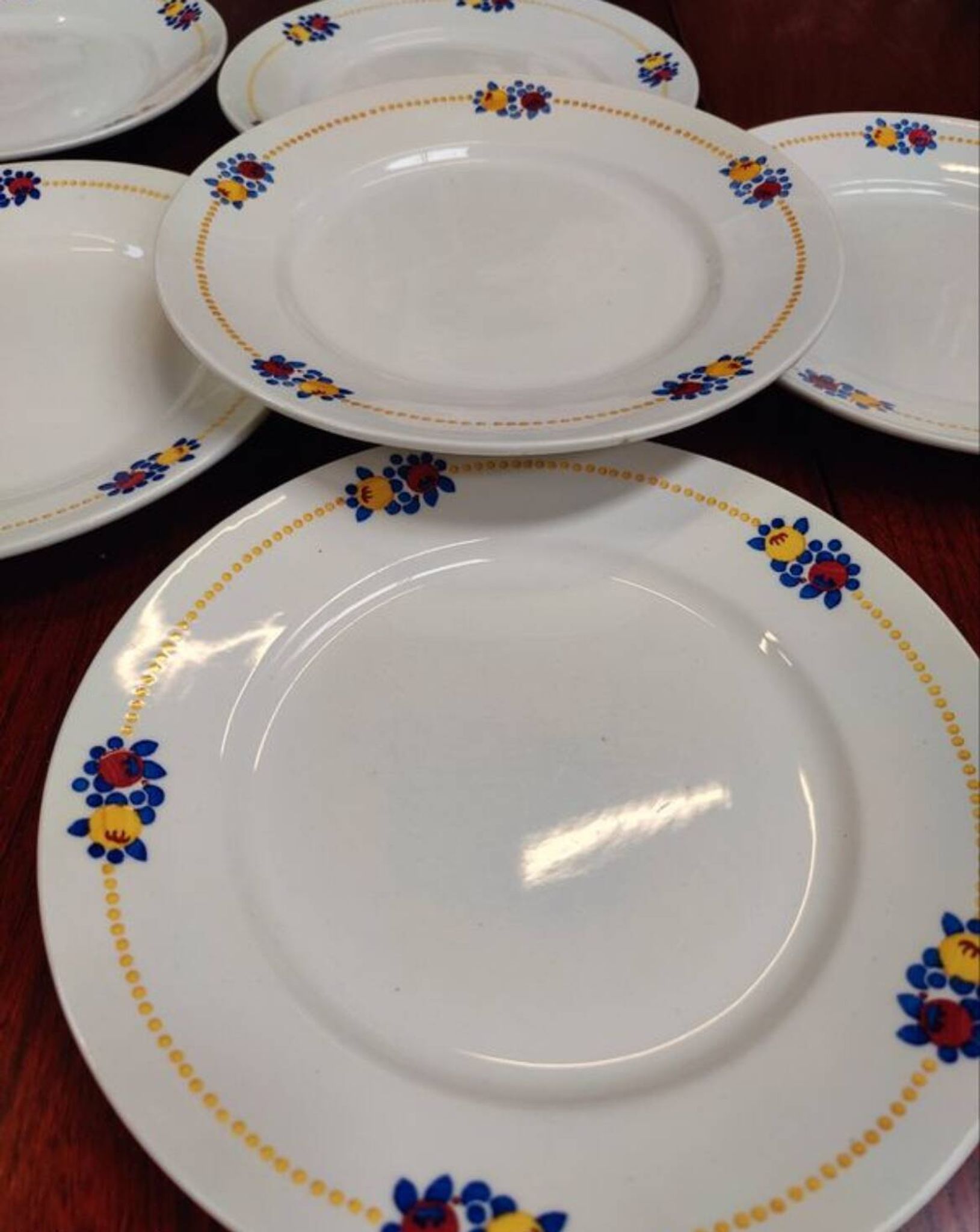 Ensemble 6 assiettes plates villeroy et boch