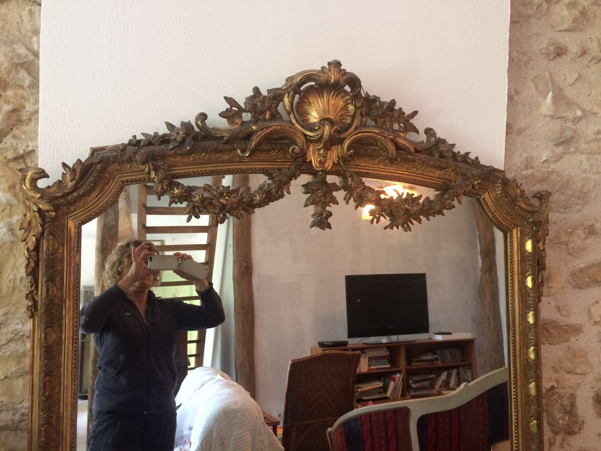 Louis XV mirror - 177x120cm