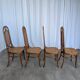 Set of 4 Mid-century Bentwood Cane Dining Chair, Thonet Style, 1970s Yugosl