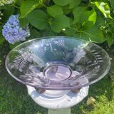 Art Deco bowl on silver foot