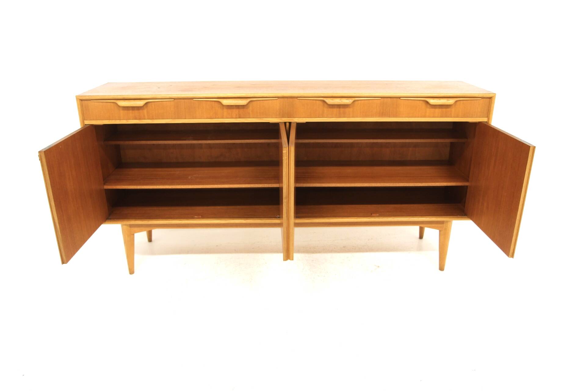 Scandinavian enfilade in teak and oak, Bertil Fridhagen, Bodafors, Sweden, 1960