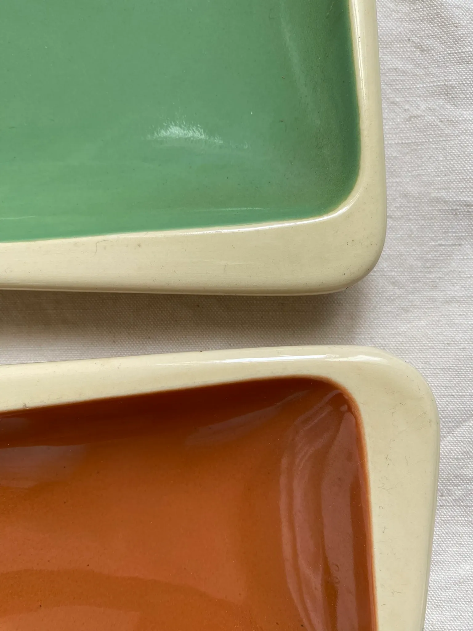 Vercéram snack bowls or dishes, 1950s