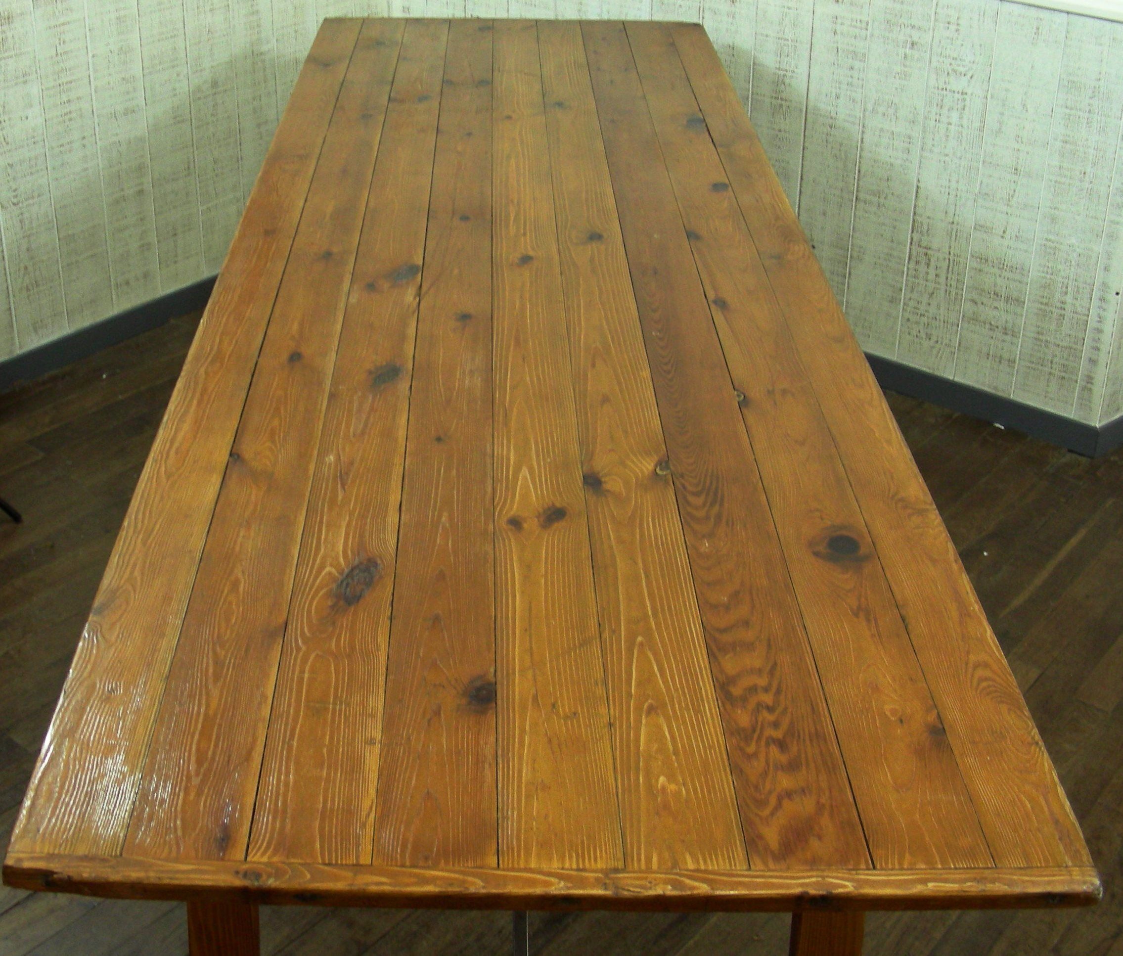 Large folding harvest farm table