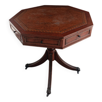 Octagonal pedestal table
