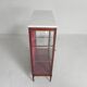 Mahogany display cabinet with marble top, 1920s