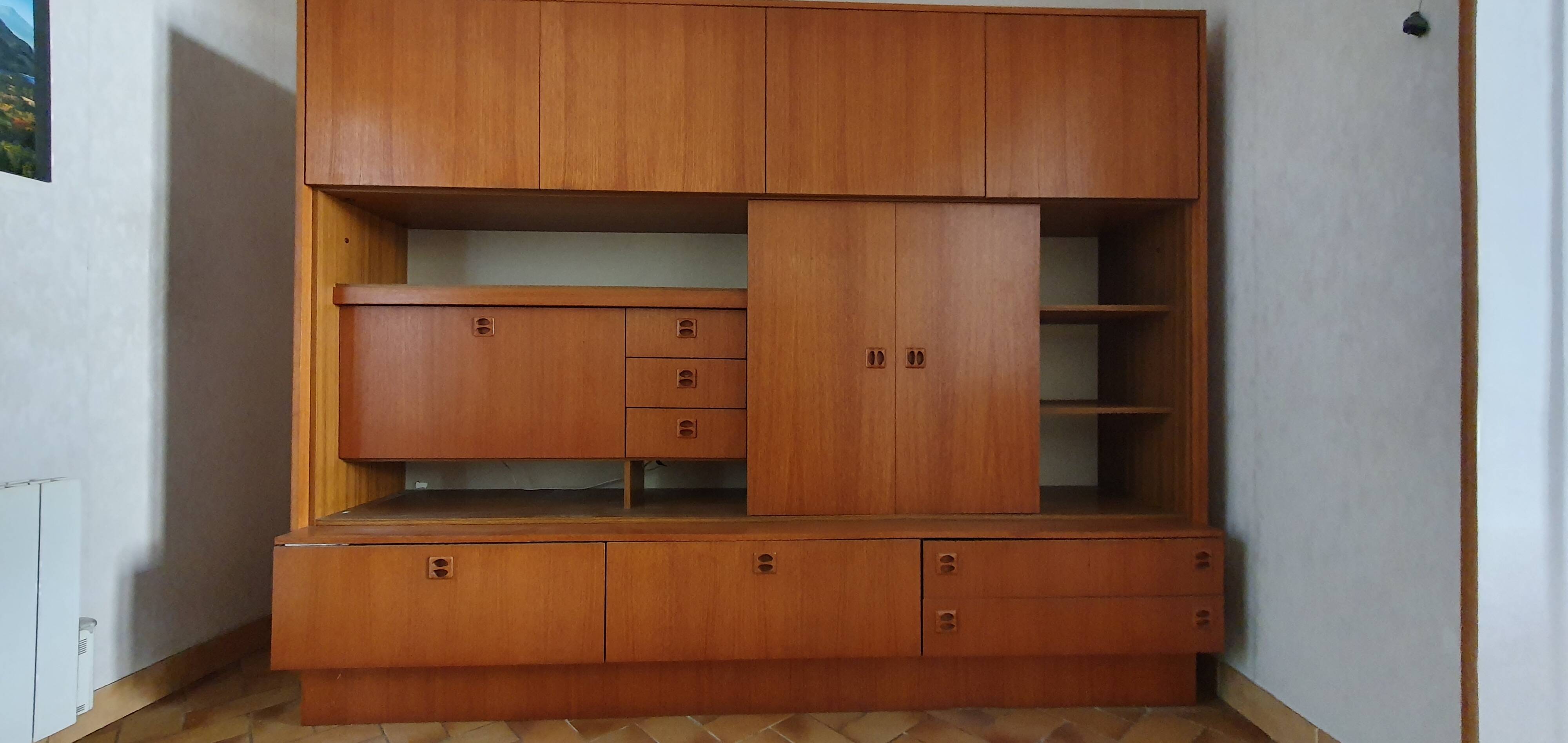 Living Buffet 1970s Teak Scandinavian Style