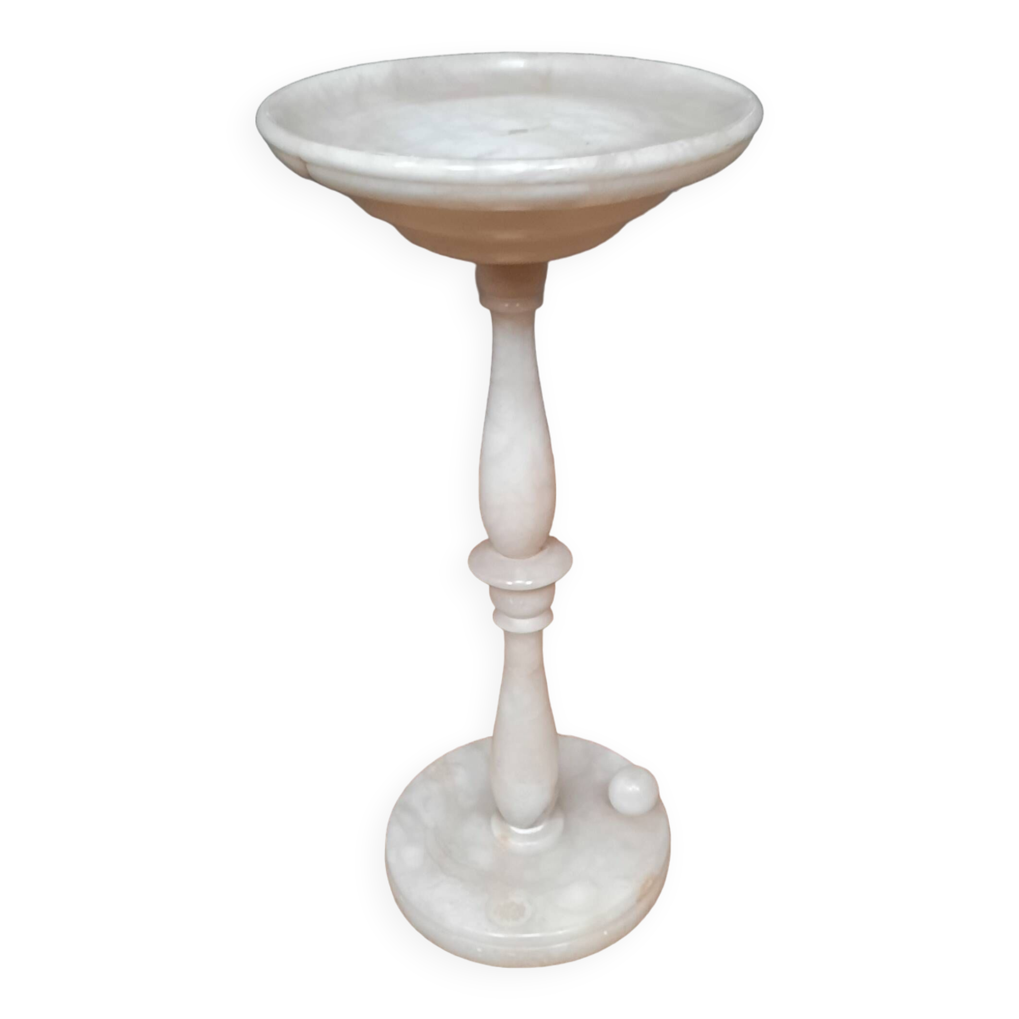 White marble stand