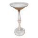 White marble stand