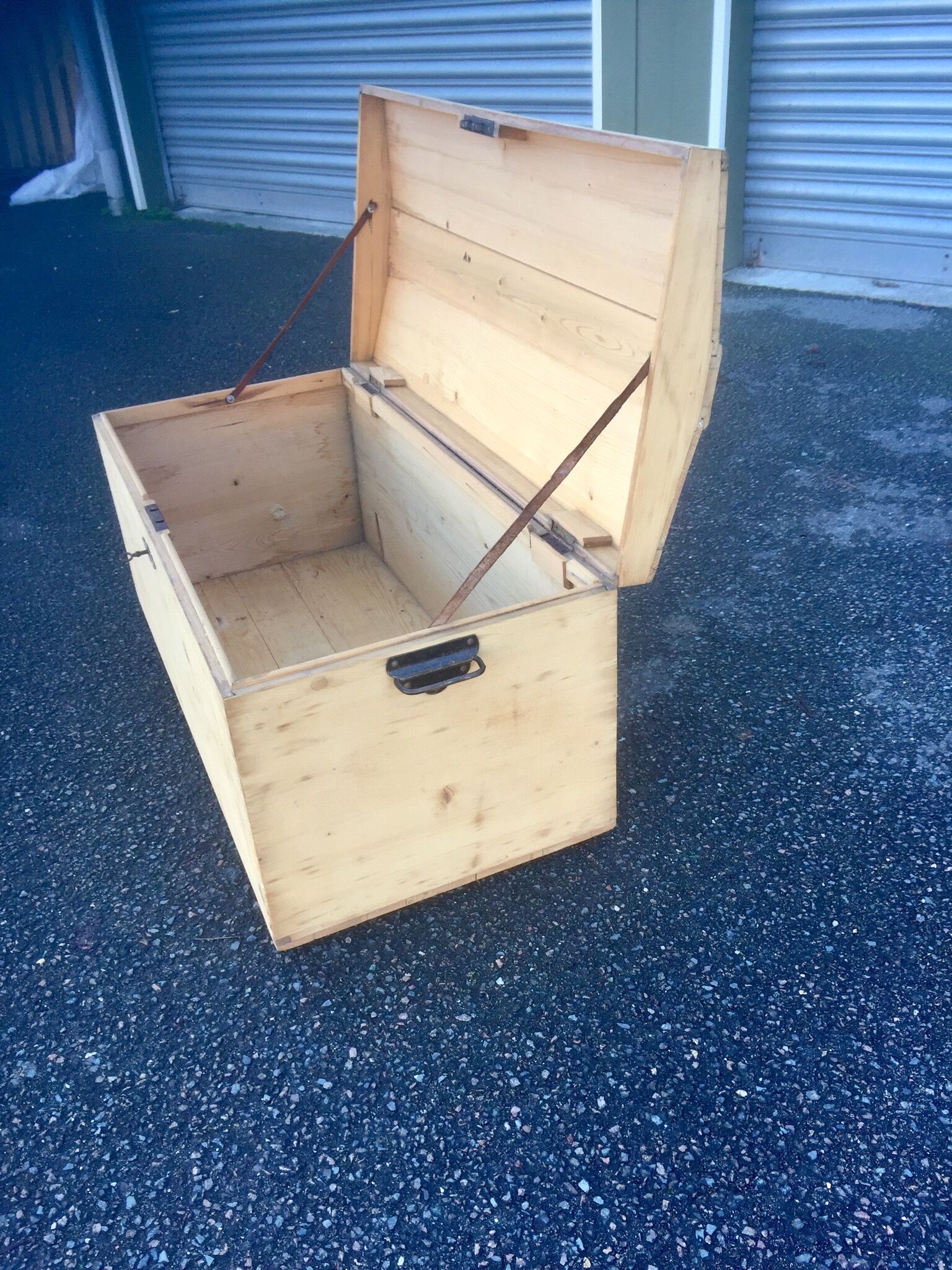 Antique wooden chest
