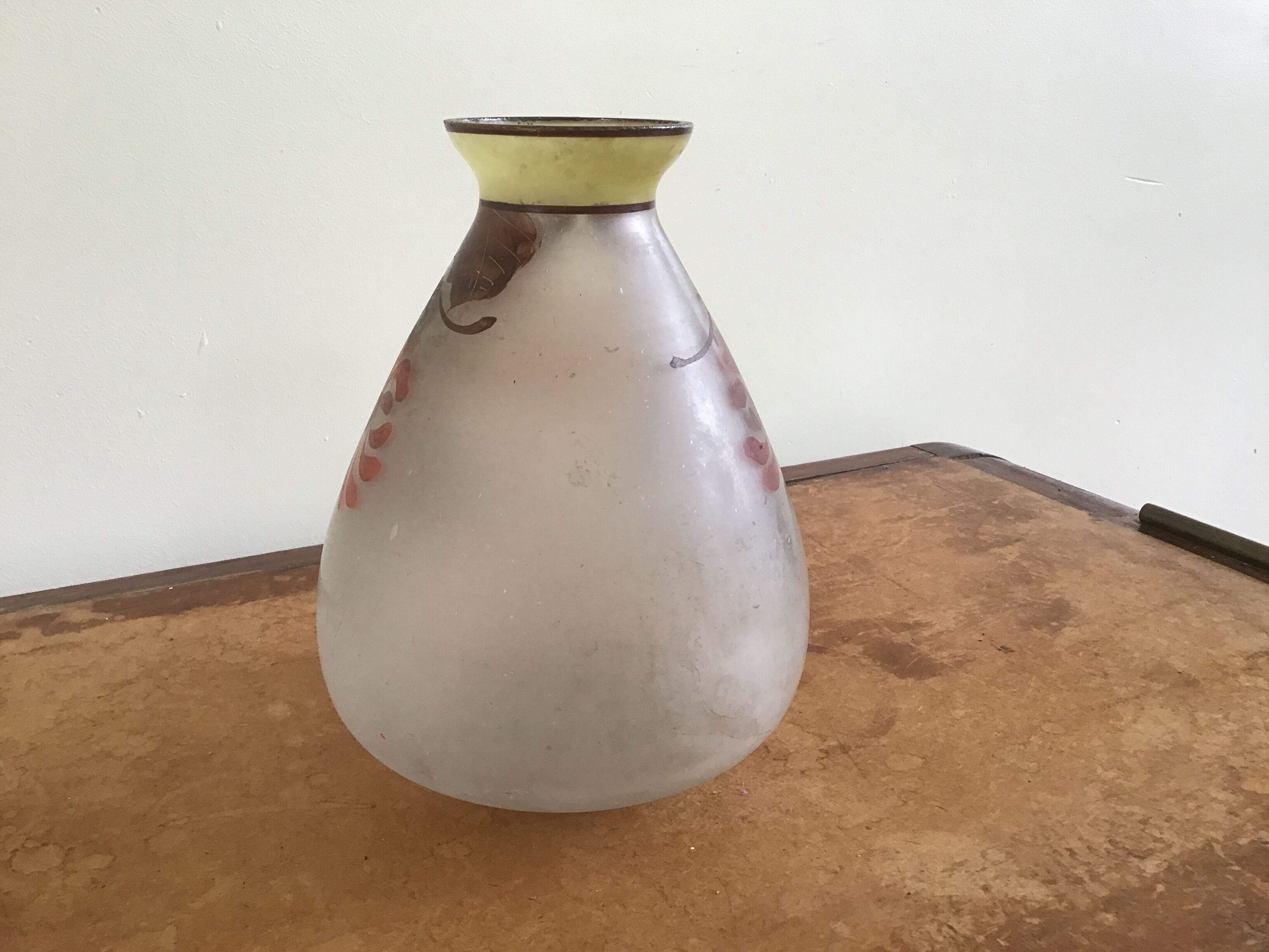 Vase Joma art deco signed