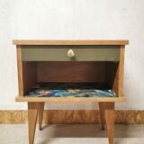 Vintage bedside compass feet