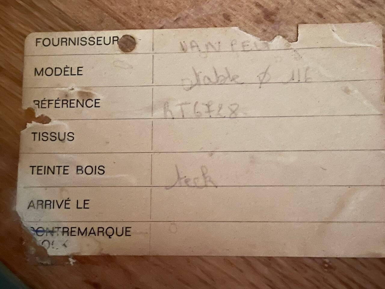 Extendable dining table in teak, butterfly extension by Van Pelt circa 1960.