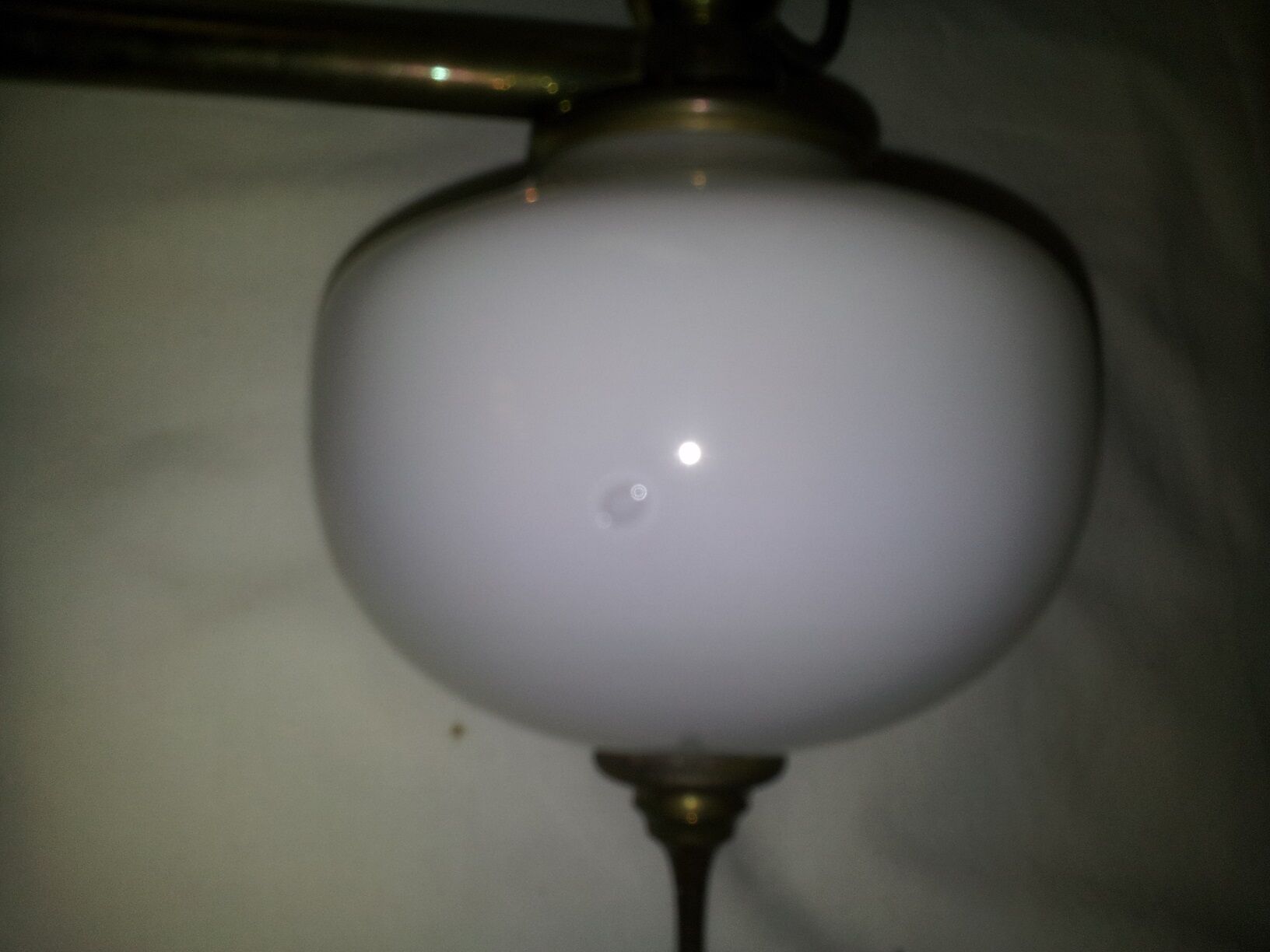 Pair of opaline sconces