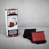 Porte-livres en plastique rouge Vintage Mid-Century Italian Modern Space Age