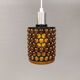 Vintage hanging lamp estimated from the 1980s.