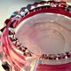 Pink crystal ashtray Val Saint Lambert 1960-1970
