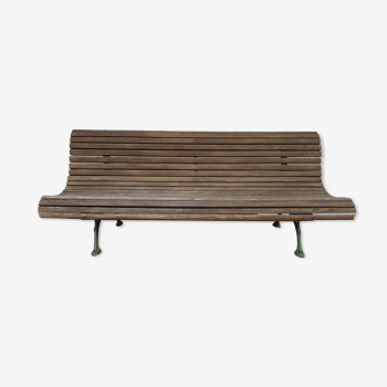 Banc ancien de parc des années 30