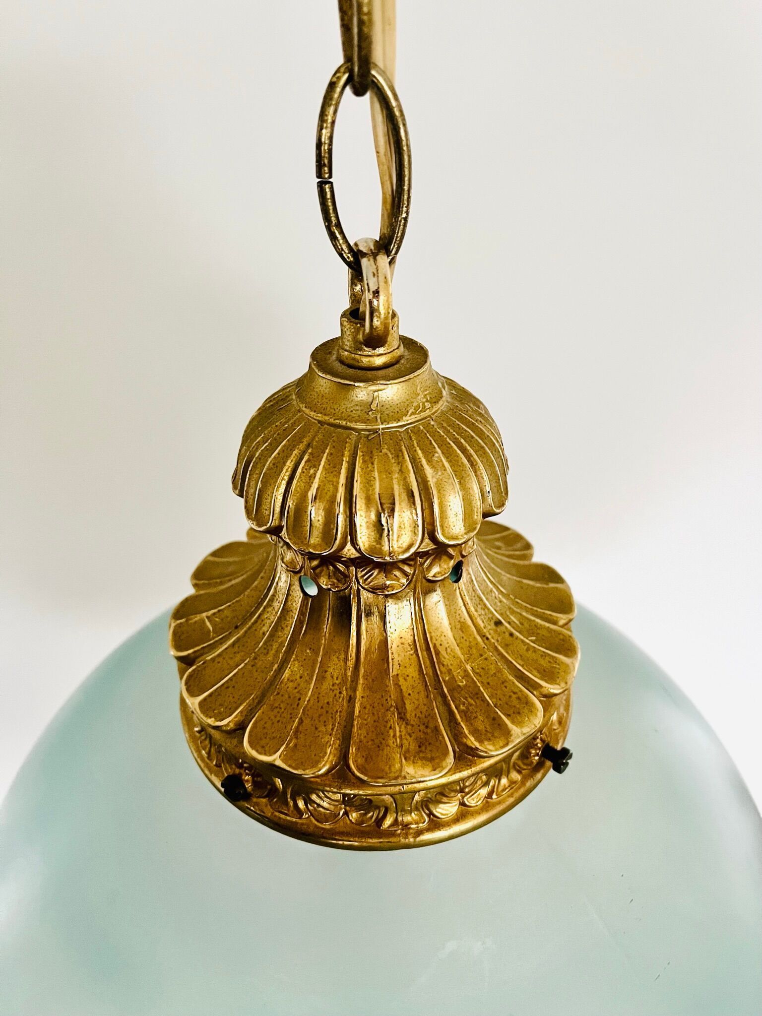 Art Deco glass pendant