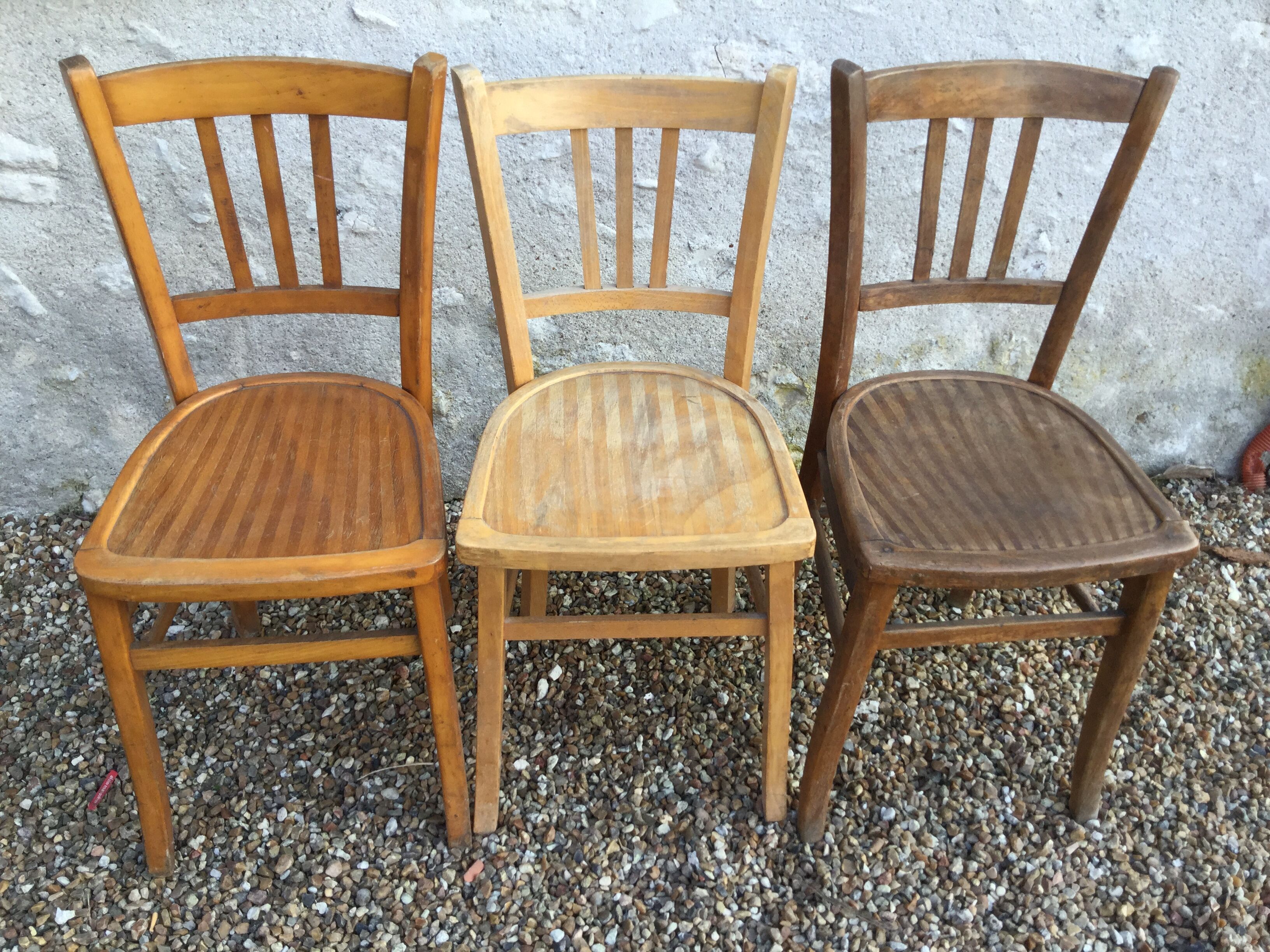 Set de six chaises Bistrot Luterma vintage