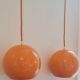 Paire de suspensions topan pendant VP6 par Verner Panton