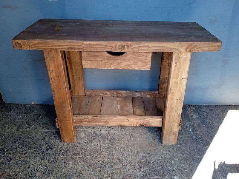 120cm workbench solid wood antique furniture