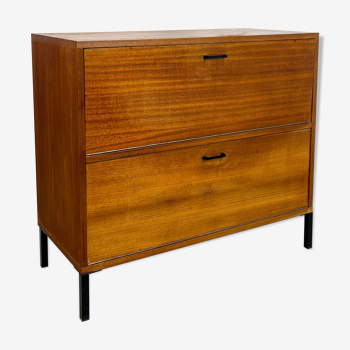 Retro cabinet with 2 opening flaps
