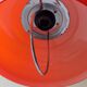 Suspension drop-and-rise in orange opaline from the 1970s.