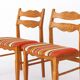 Set of 4 Henning Kjærnulf Oak Dining Chairs | Danish | EG Møbler | 1970s