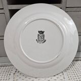 Assiette à dessert  enfaïence de Saint Amand