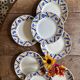 Set of 8 antique flat plates - Canada from Moulin des Loups