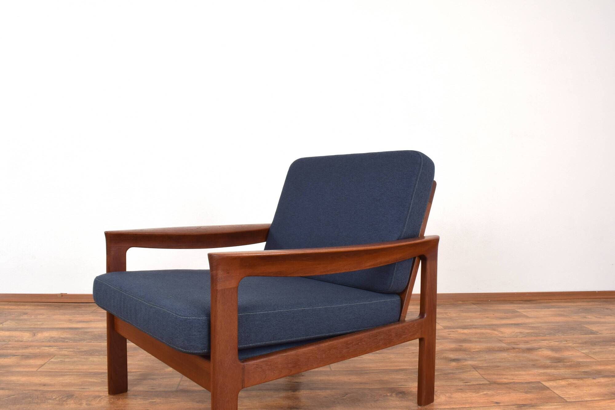 Mid-Century Danish Teak Lounge Chairs by Arne Vodder for Komfort, 1960s, Set of 2