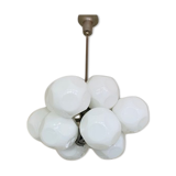 Lustre grape chrome et opaline vintage